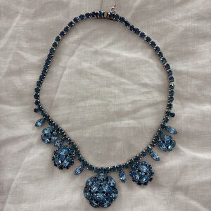 Vintage stamped Hannah Carlisle  rhinestone necklace